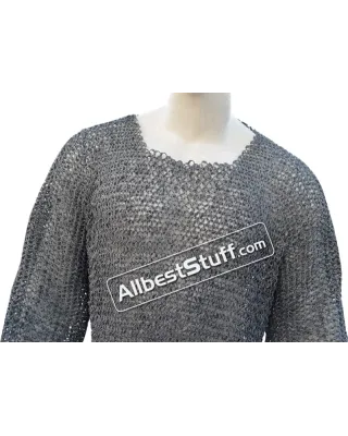 Aluminum Chain Mail for LARP Light Weight Riveted Chest 46